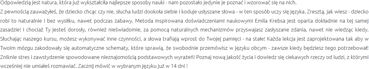Efektywna Metoda Nauki Lubaczów
